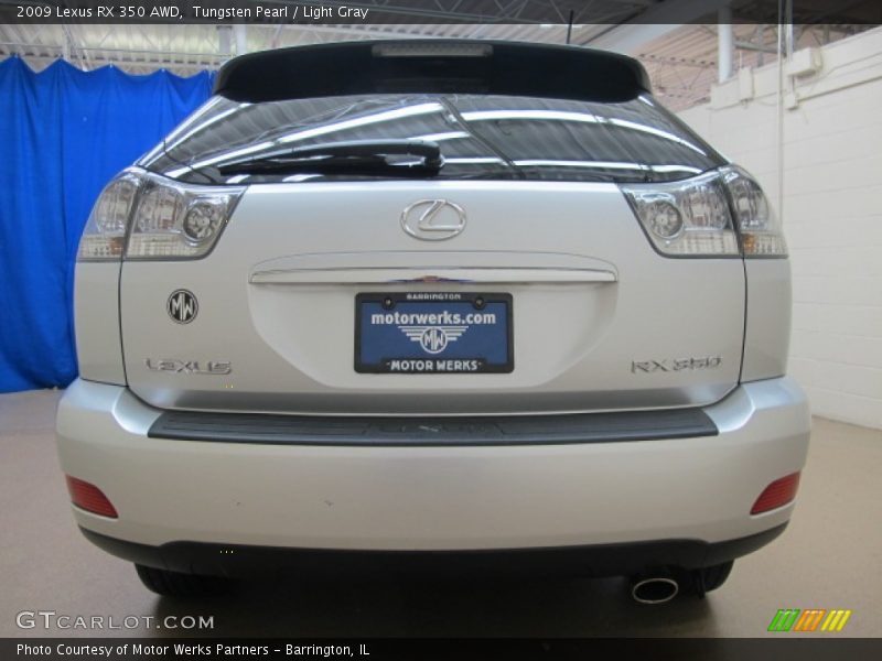 Tungsten Pearl / Light Gray 2009 Lexus RX 350 AWD