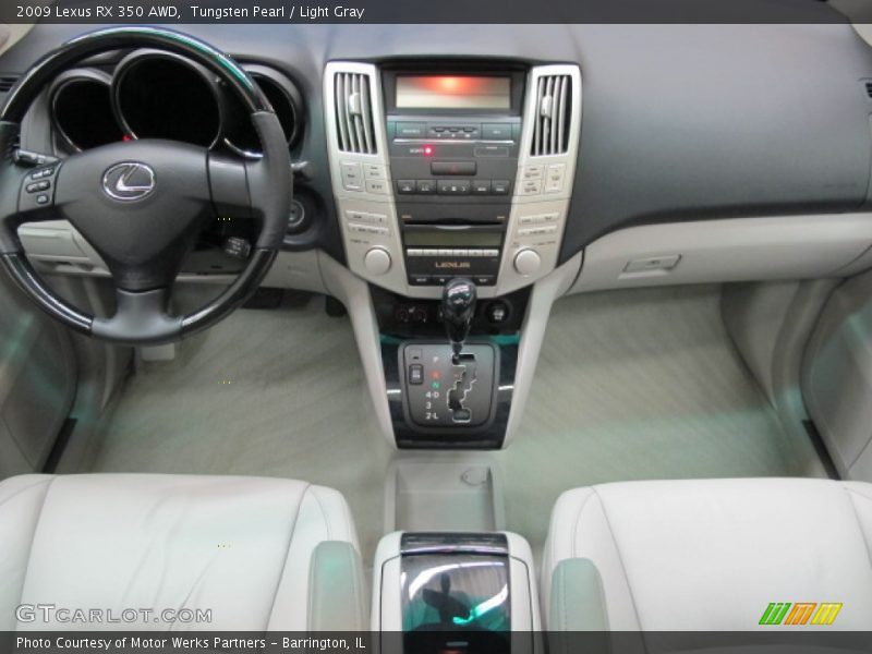 Tungsten Pearl / Light Gray 2009 Lexus RX 350 AWD