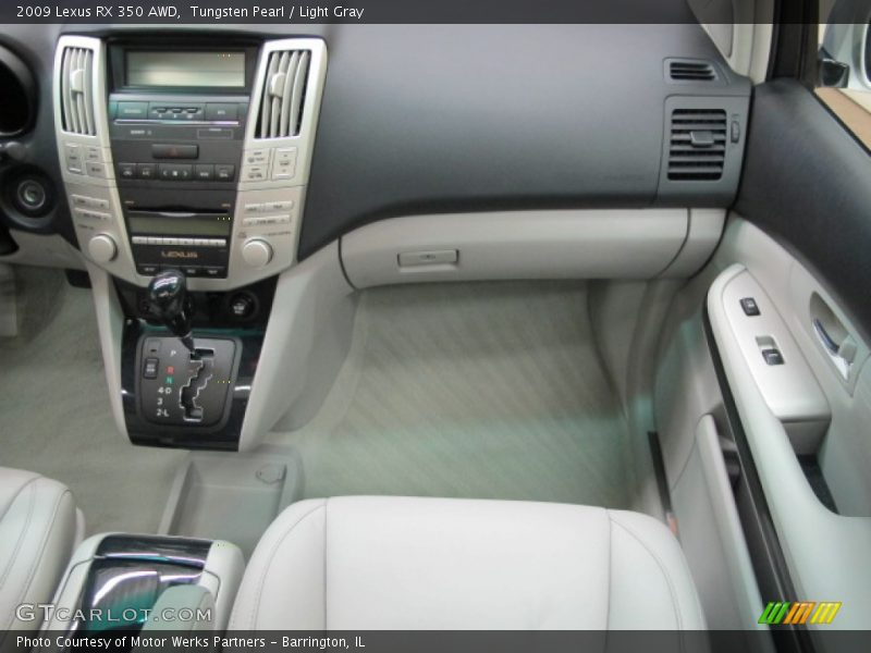 Tungsten Pearl / Light Gray 2009 Lexus RX 350 AWD