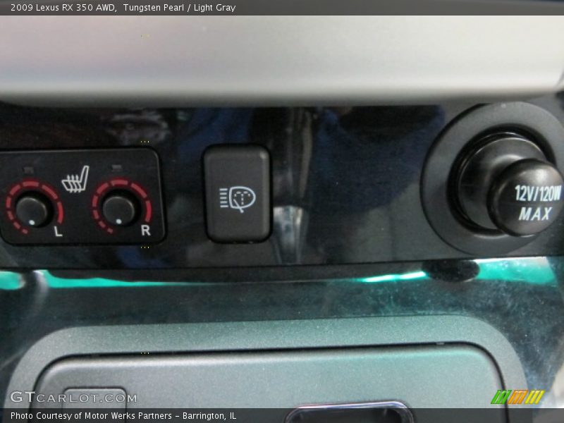 Tungsten Pearl / Light Gray 2009 Lexus RX 350 AWD