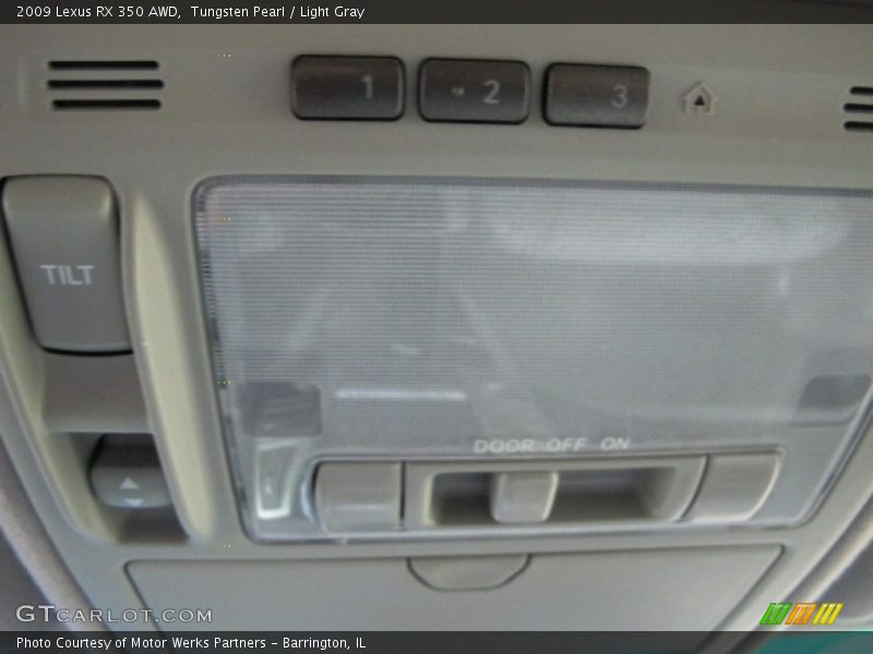 Tungsten Pearl / Light Gray 2009 Lexus RX 350 AWD