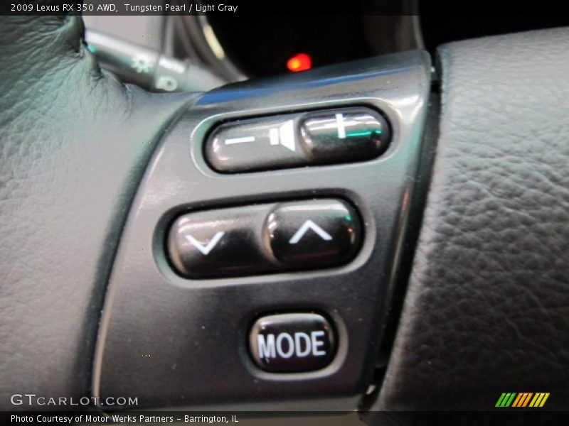 Tungsten Pearl / Light Gray 2009 Lexus RX 350 AWD