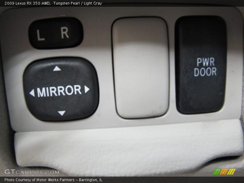 Tungsten Pearl / Light Gray 2009 Lexus RX 350 AWD