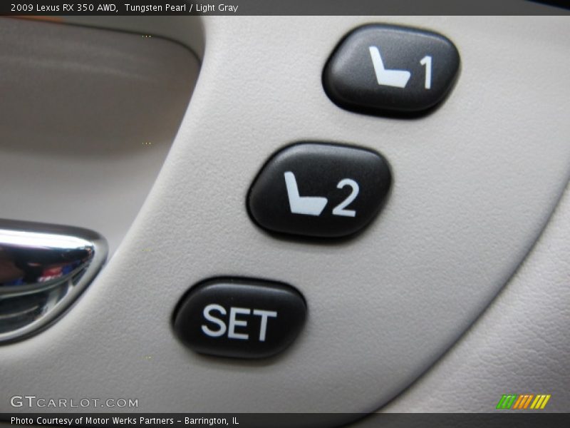 Tungsten Pearl / Light Gray 2009 Lexus RX 350 AWD