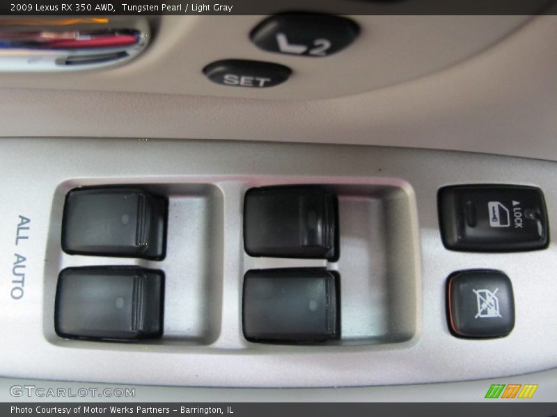 Tungsten Pearl / Light Gray 2009 Lexus RX 350 AWD