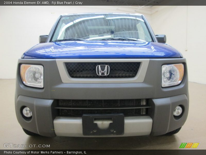 Fiji Blue Pearl / Gray 2004 Honda Element EX AWD