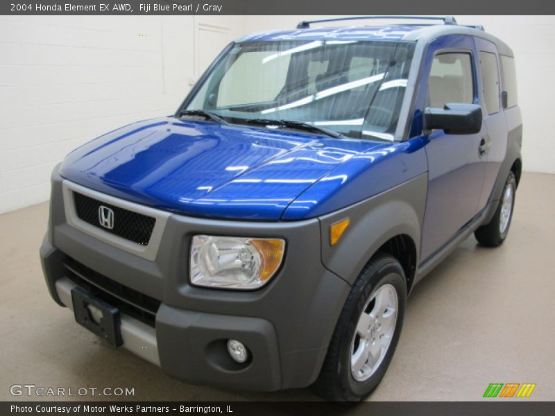 Fiji Blue Pearl / Gray 2004 Honda Element EX AWD