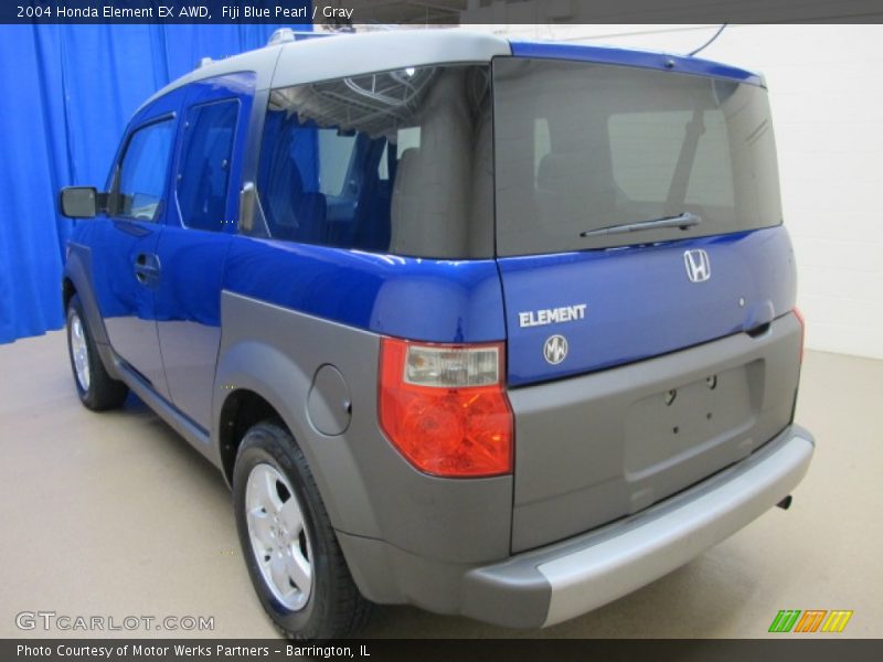 Fiji Blue Pearl / Gray 2004 Honda Element EX AWD