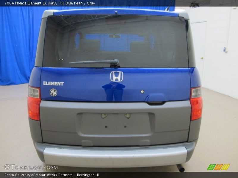 Fiji Blue Pearl / Gray 2004 Honda Element EX AWD
