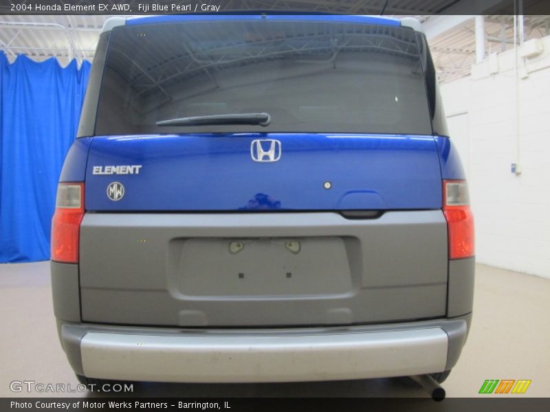 Fiji Blue Pearl / Gray 2004 Honda Element EX AWD