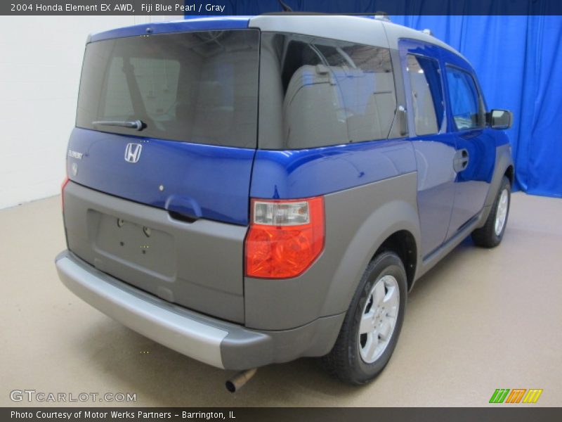 Fiji Blue Pearl / Gray 2004 Honda Element EX AWD