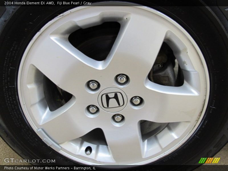 Fiji Blue Pearl / Gray 2004 Honda Element EX AWD