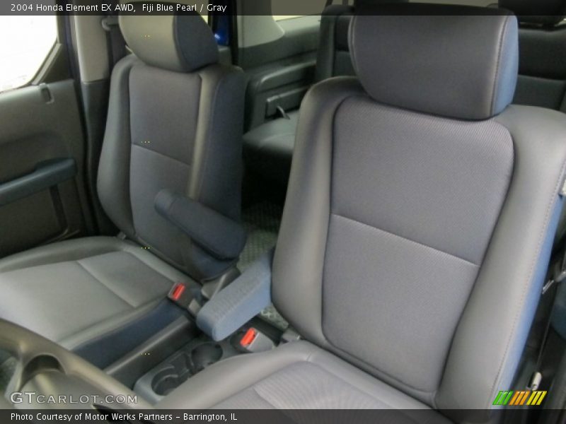 Fiji Blue Pearl / Gray 2004 Honda Element EX AWD