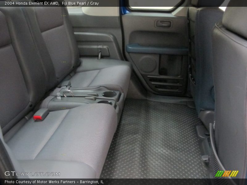 Fiji Blue Pearl / Gray 2004 Honda Element EX AWD