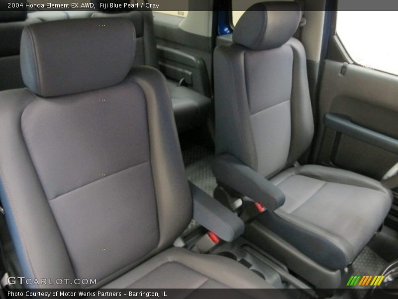 Fiji Blue Pearl / Gray 2004 Honda Element EX AWD