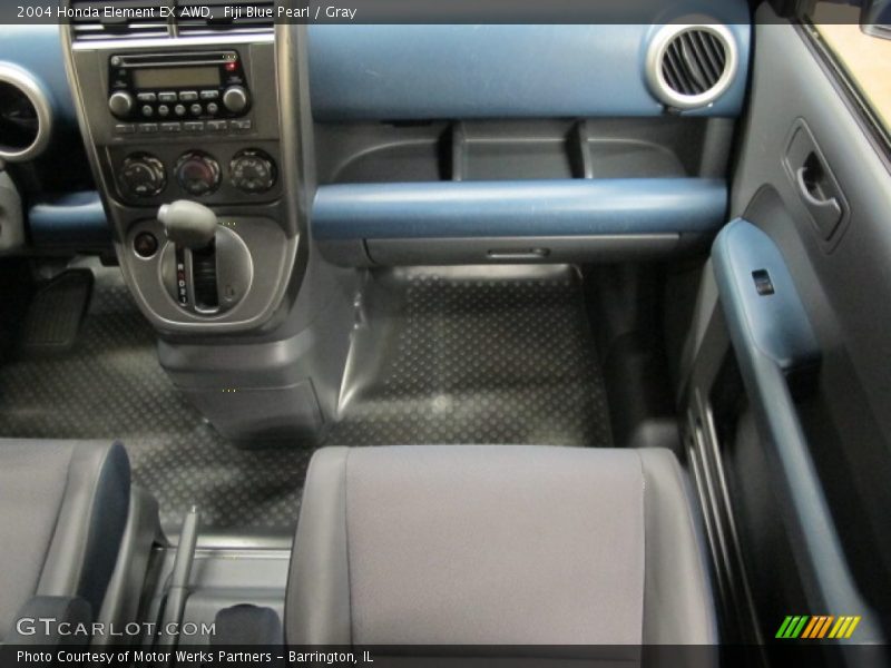 Fiji Blue Pearl / Gray 2004 Honda Element EX AWD