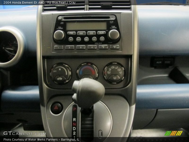 Fiji Blue Pearl / Gray 2004 Honda Element EX AWD