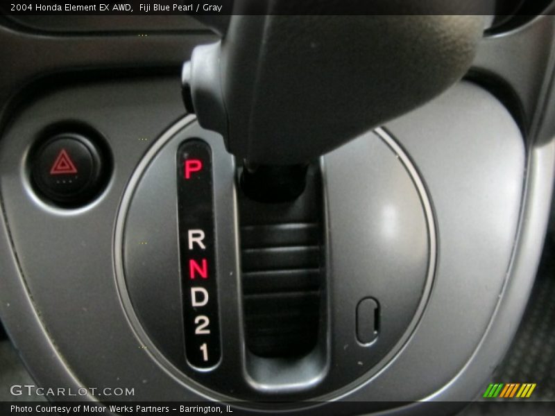 Fiji Blue Pearl / Gray 2004 Honda Element EX AWD