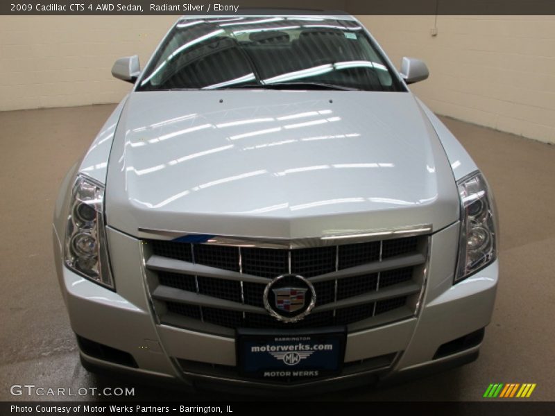 Radiant Silver / Ebony 2009 Cadillac CTS 4 AWD Sedan
