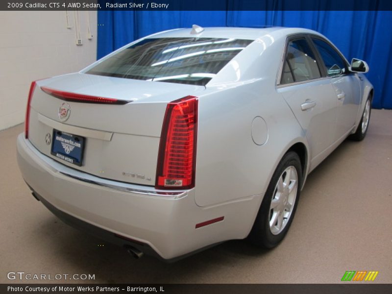 Radiant Silver / Ebony 2009 Cadillac CTS 4 AWD Sedan