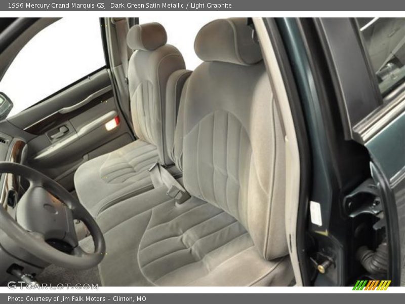 Dark Green Satin Metallic / Light Graphite 1996 Mercury Grand Marquis GS