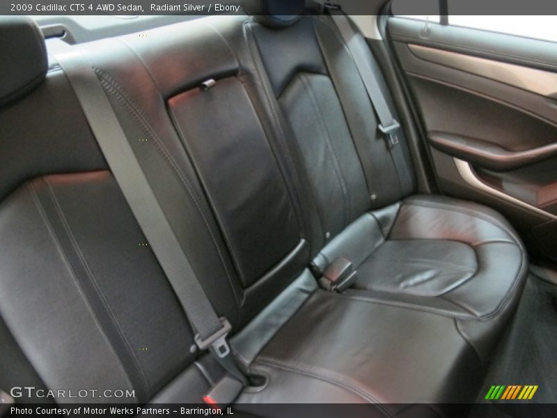 Radiant Silver / Ebony 2009 Cadillac CTS 4 AWD Sedan