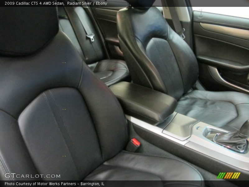 Radiant Silver / Ebony 2009 Cadillac CTS 4 AWD Sedan