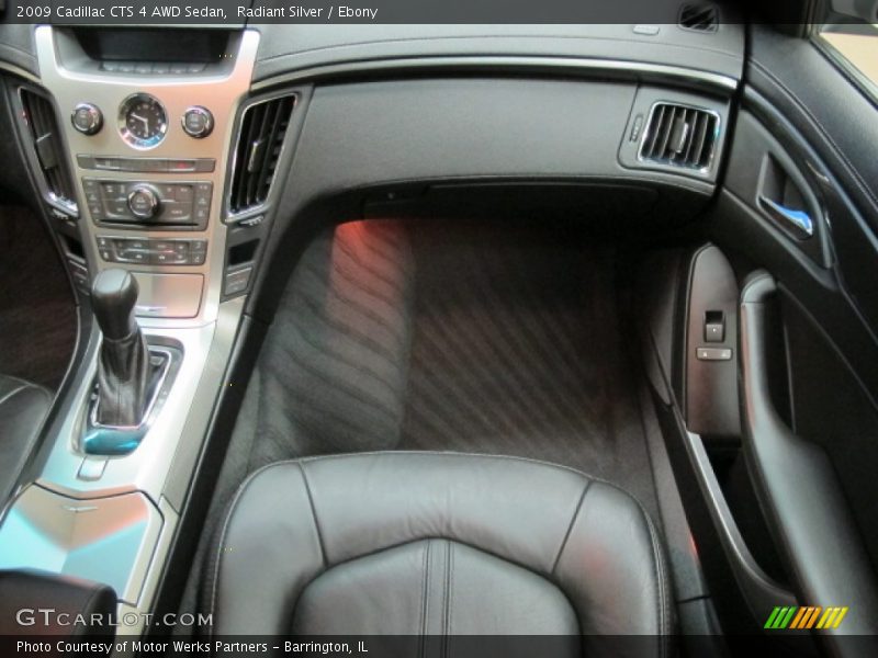 Radiant Silver / Ebony 2009 Cadillac CTS 4 AWD Sedan