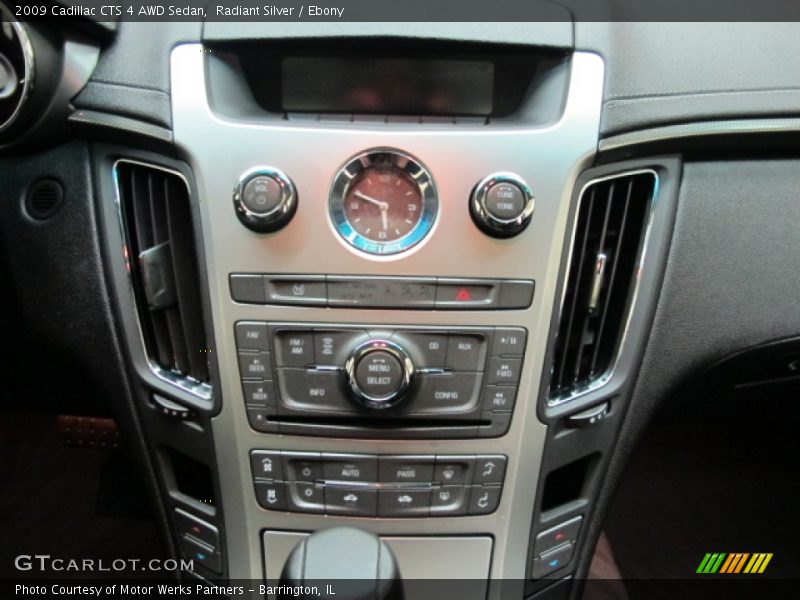 Radiant Silver / Ebony 2009 Cadillac CTS 4 AWD Sedan