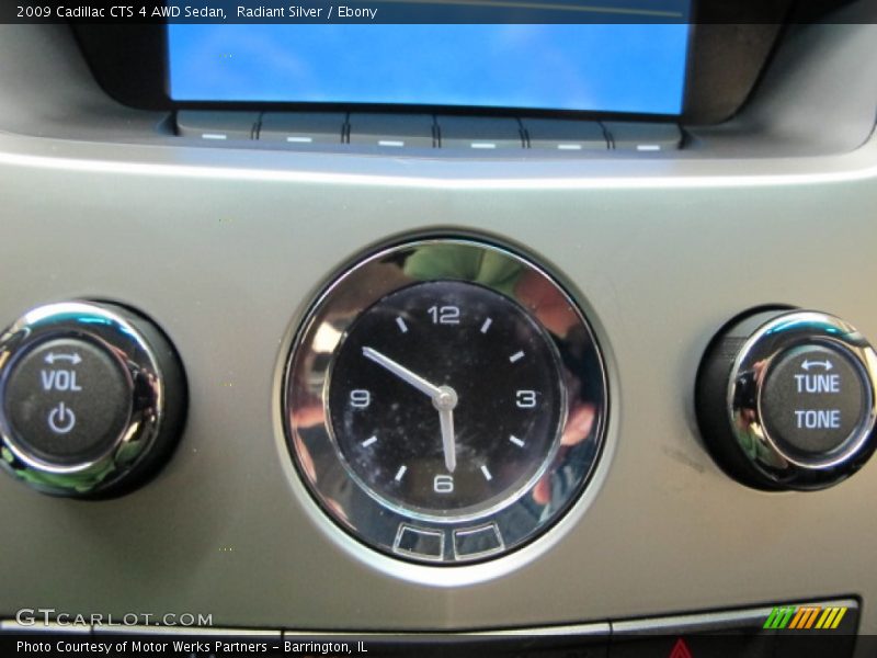 Radiant Silver / Ebony 2009 Cadillac CTS 4 AWD Sedan