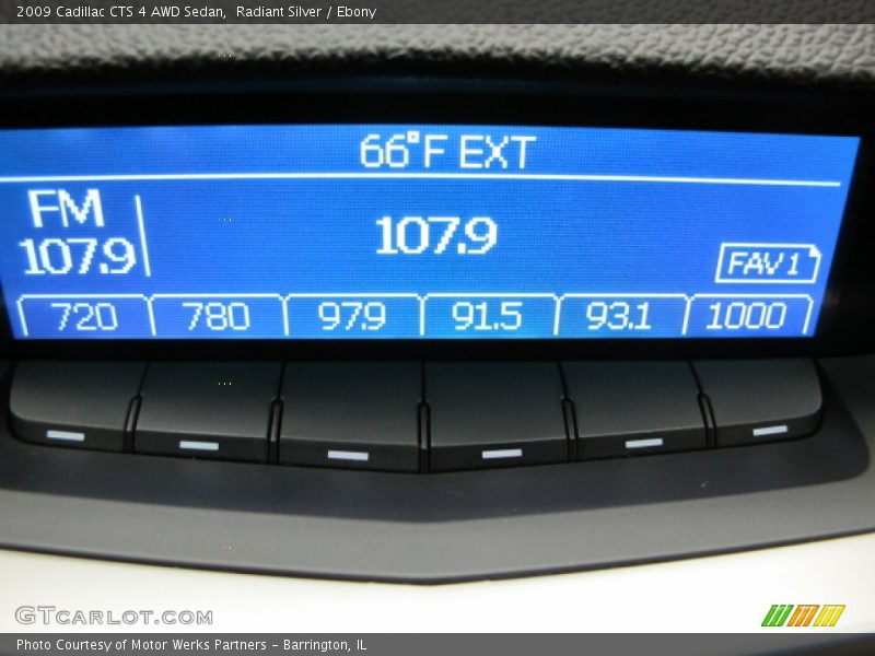 Radiant Silver / Ebony 2009 Cadillac CTS 4 AWD Sedan