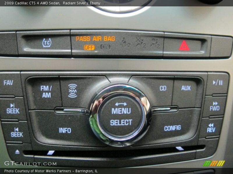 Radiant Silver / Ebony 2009 Cadillac CTS 4 AWD Sedan