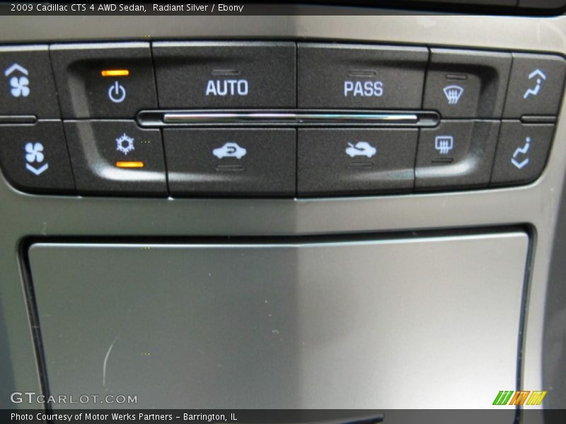 Radiant Silver / Ebony 2009 Cadillac CTS 4 AWD Sedan