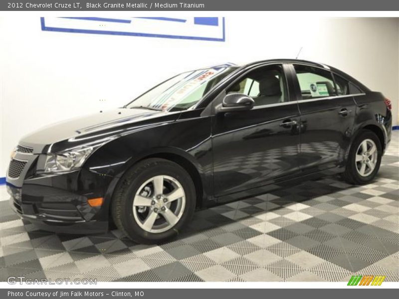 Black Granite Metallic / Medium Titanium 2012 Chevrolet Cruze LT