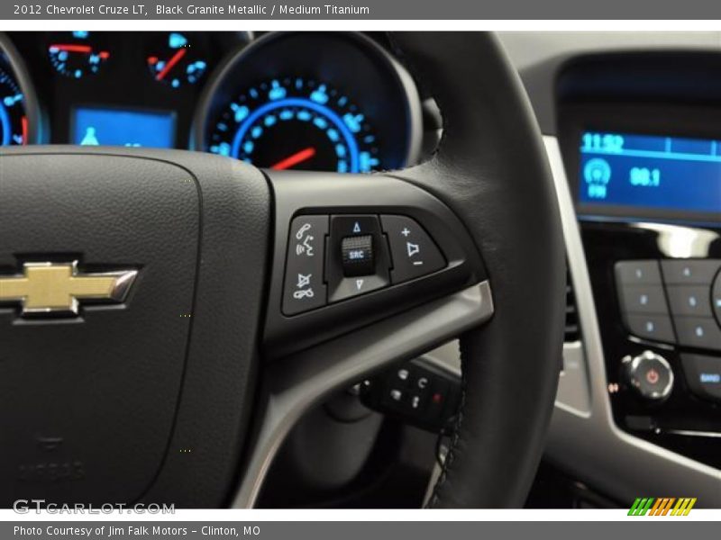 Black Granite Metallic / Medium Titanium 2012 Chevrolet Cruze LT
