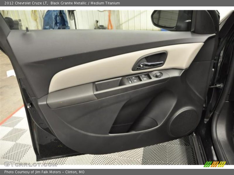 Black Granite Metallic / Medium Titanium 2012 Chevrolet Cruze LT