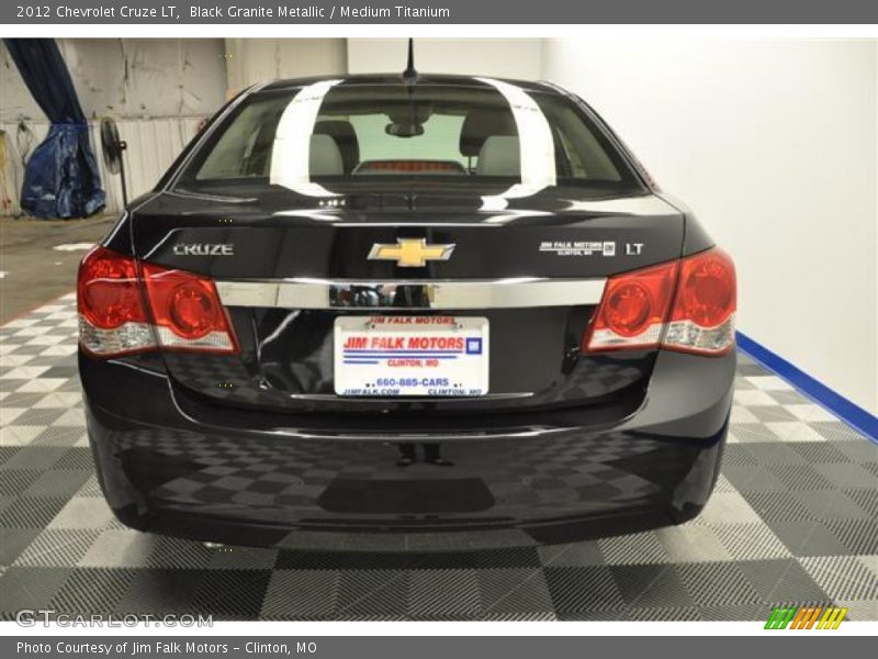 Black Granite Metallic / Medium Titanium 2012 Chevrolet Cruze LT