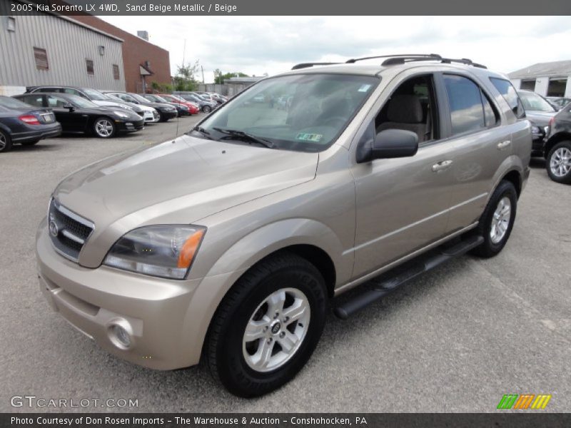 Sand Beige Metallic / Beige 2005 Kia Sorento LX 4WD