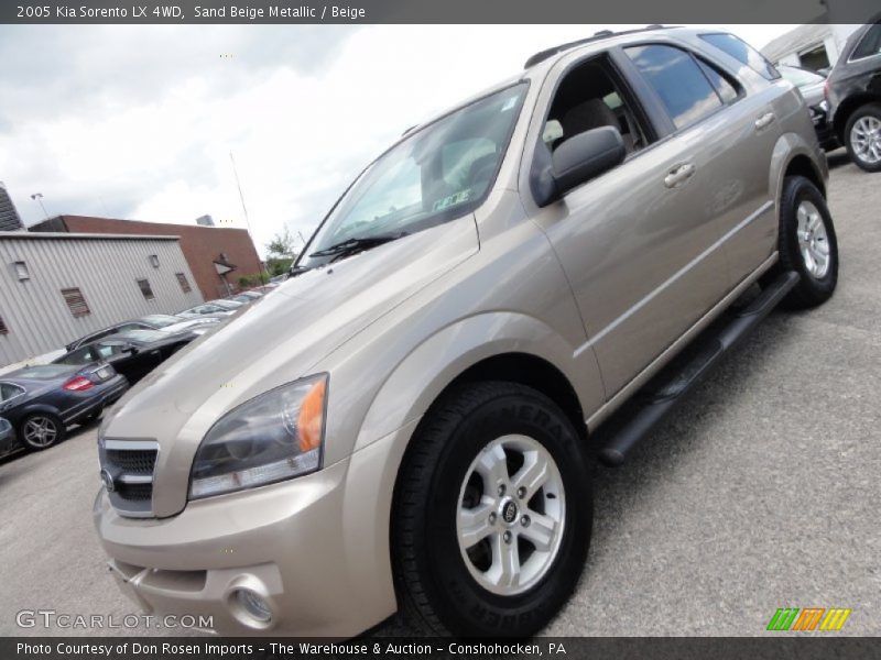 Sand Beige Metallic / Beige 2005 Kia Sorento LX 4WD