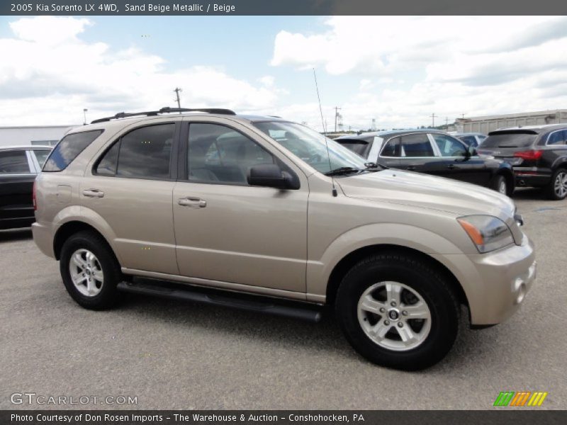 Sand Beige Metallic / Beige 2005 Kia Sorento LX 4WD