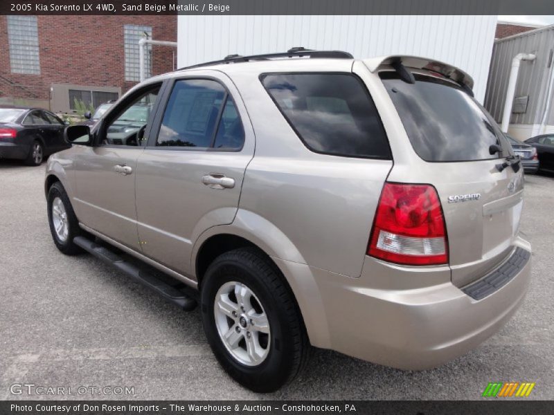Sand Beige Metallic / Beige 2005 Kia Sorento LX 4WD