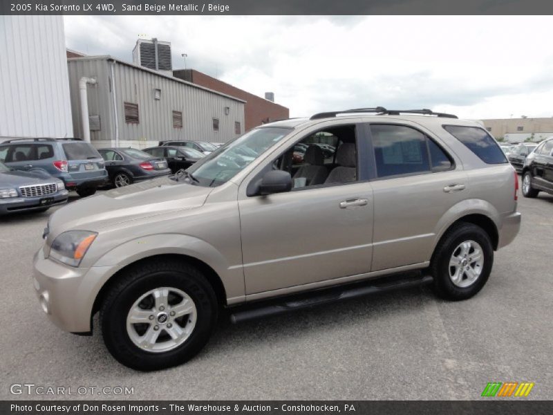 Sand Beige Metallic / Beige 2005 Kia Sorento LX 4WD