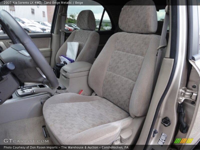 Sand Beige Metallic / Beige 2005 Kia Sorento LX 4WD