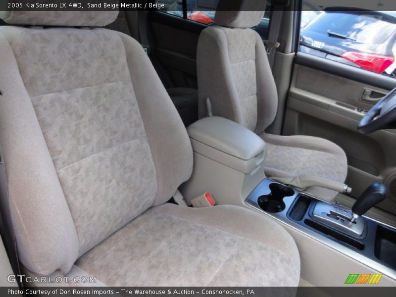 Sand Beige Metallic / Beige 2005 Kia Sorento LX 4WD