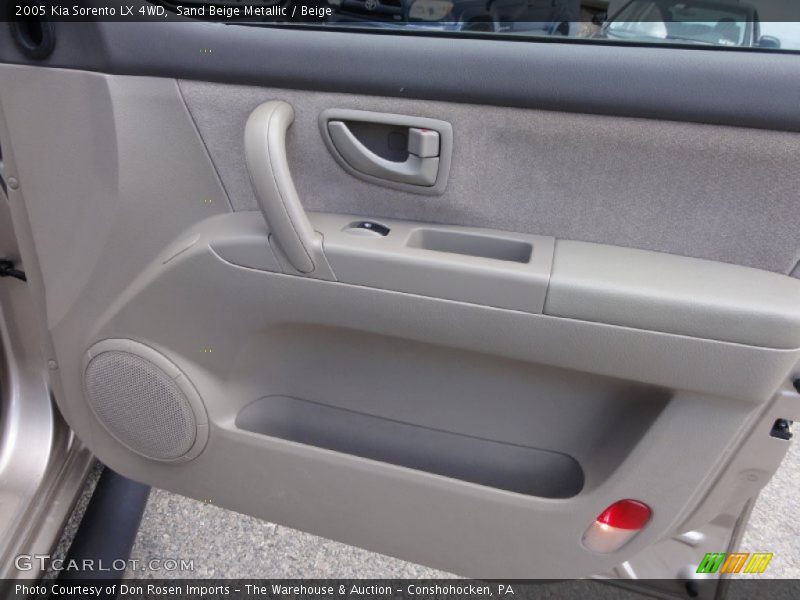 Sand Beige Metallic / Beige 2005 Kia Sorento LX 4WD