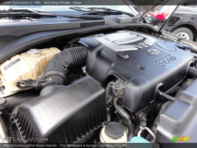 Sand Beige Metallic / Beige 2005 Kia Sorento LX 4WD
