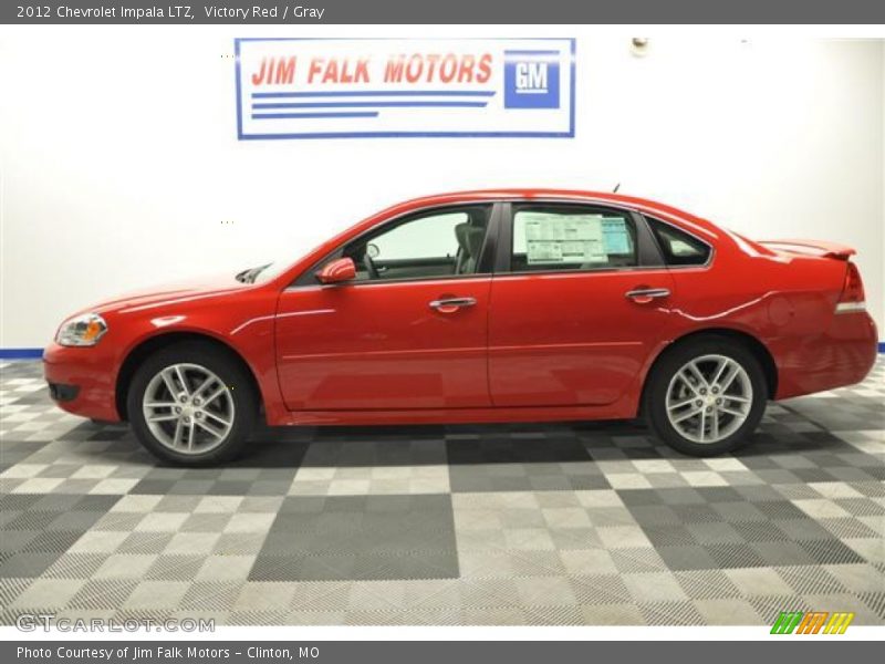 Victory Red / Gray 2012 Chevrolet Impala LTZ