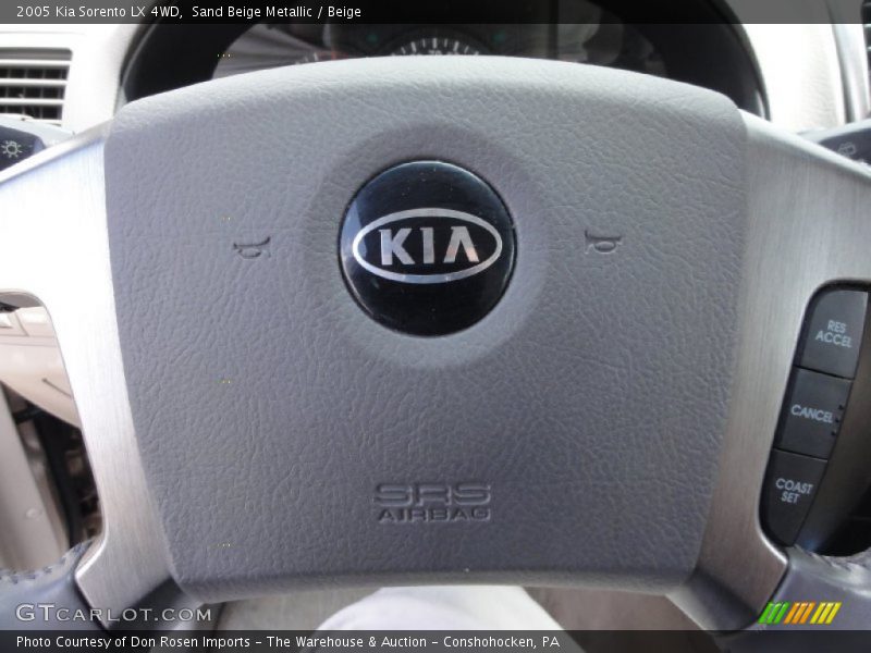 Sand Beige Metallic / Beige 2005 Kia Sorento LX 4WD