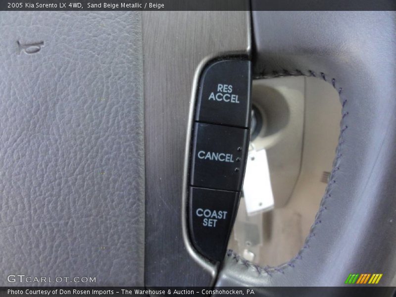 Sand Beige Metallic / Beige 2005 Kia Sorento LX 4WD