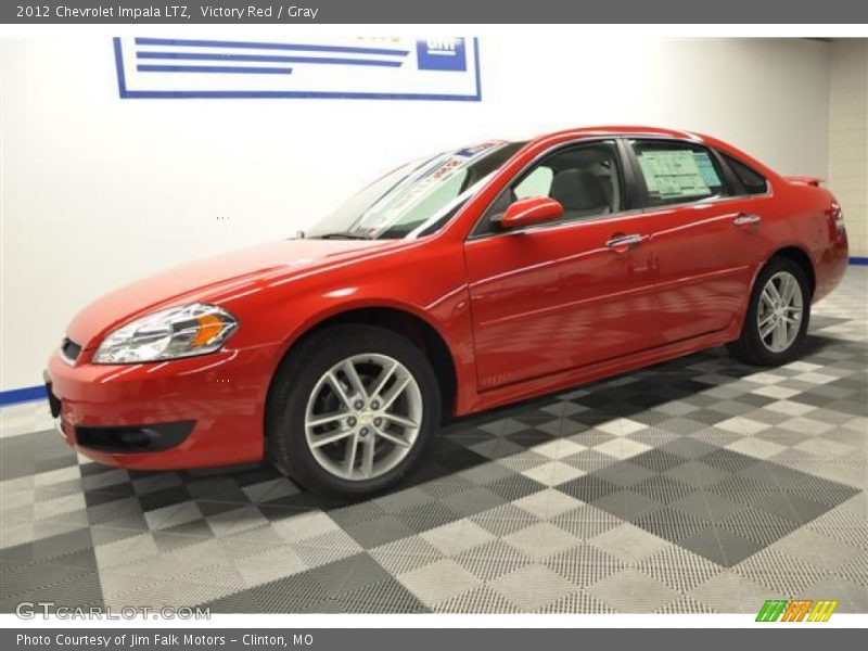 Victory Red / Gray 2012 Chevrolet Impala LTZ